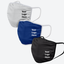Load image into Gallery viewer, Custom Branded Cotton Face Masks for Businesses and Organizations