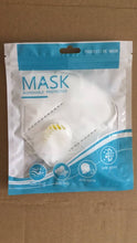 Load image into Gallery viewer, KN95 Disposable Face Masks (10 Pack with Ventilating Valve)