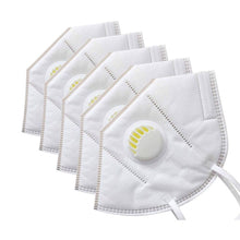 Load image into Gallery viewer, KN95 Disposable Face Masks (10 Pack with Ventilating Valve)
