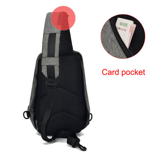 Minimalist Sling Bag with USB Port