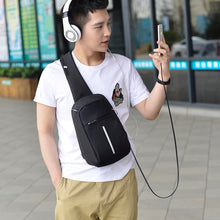 Load image into Gallery viewer, Minimalist Sling Bag with USB Port
