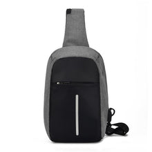 Load image into Gallery viewer, Minimalist Sling Bag with USB Port