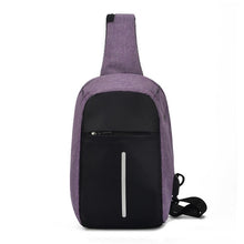 Load image into Gallery viewer, Minimalist Sling Bag with USB Port