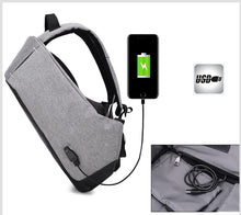 Load image into Gallery viewer, Minimalist Travel Backpack with USB Port