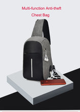 Load image into Gallery viewer, Minimalist Sling Bag with USB Port
