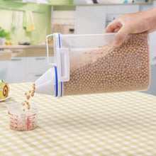 Load image into Gallery viewer, Plastic Storage Containers with Measuring Cup Lids