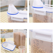 Load image into Gallery viewer, Plastic Storage Containers with Measuring Cup Lids
