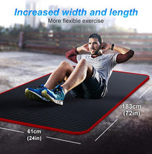 Load image into Gallery viewer, Extra Thick No-Slip Exercise Mat for Yoga and Home Fitness