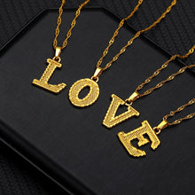 Load image into Gallery viewer, Stainless Steel Capital Letter Necklaces