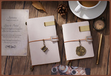 Load image into Gallery viewer, Reusable Leather Notebook with Replaceable Page Inserts