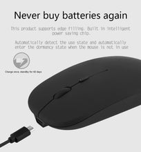 Load image into Gallery viewer, Wireless Rechargeable Computer Mouse