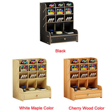 Load image into Gallery viewer, Multi-Functional Wooden Desktop Organizer