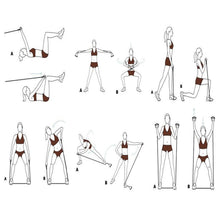 Load image into Gallery viewer, Resistance Band Home Workout Set