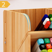 Load image into Gallery viewer, Multi-Functional Wooden Desktop Organizer