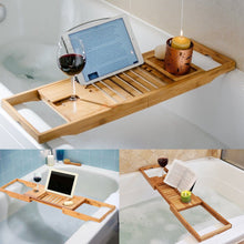Load image into Gallery viewer, Bamboo Bath Shelf