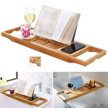Load image into Gallery viewer, Bamboo Bath Shelf