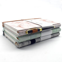 Load image into Gallery viewer, Marble Leather Notebooks