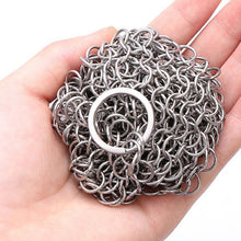 Load image into Gallery viewer, Stainless Steel Chainmail Dish Scrubber