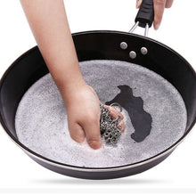 Load image into Gallery viewer, Stainless Steel Chainmail Dish Scrubber