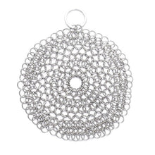 Load image into Gallery viewer, Stainless Steel Chainmail Dish Scrubber