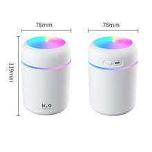 Load image into Gallery viewer, Portable LED Air Humidifier and Essential Oil Diffuser