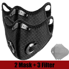 Load image into Gallery viewer, Double Vent Face Mask for Running and Cycling