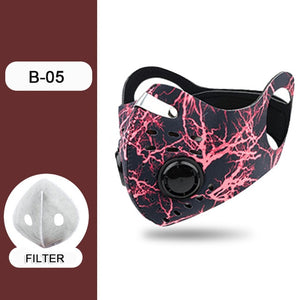 Double Vent Face Mask for Running and Cycling