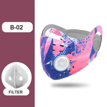 Load image into Gallery viewer, Double Vent Face Mask for Running and Cycling