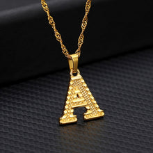 Load image into Gallery viewer, Stainless Steel Capital Letter Necklaces