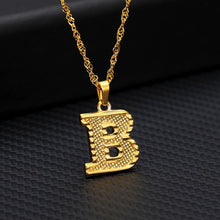 Load image into Gallery viewer, Stainless Steel Capital Letter Necklaces
