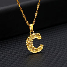 Load image into Gallery viewer, Stainless Steel Capital Letter Necklaces