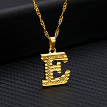 Load image into Gallery viewer, Stainless Steel Capital Letter Necklaces