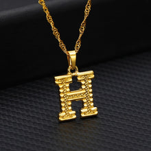 Load image into Gallery viewer, Stainless Steel Capital Letter Necklaces