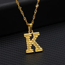Load image into Gallery viewer, Stainless Steel Capital Letter Necklaces