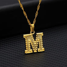 Load image into Gallery viewer, Stainless Steel Capital Letter Necklaces