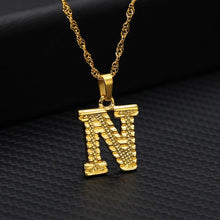 Load image into Gallery viewer, Stainless Steel Capital Letter Necklaces