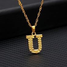 Load image into Gallery viewer, Stainless Steel Capital Letter Necklaces