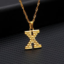 Load image into Gallery viewer, Stainless Steel Capital Letter Necklaces