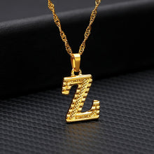 Load image into Gallery viewer, Stainless Steel Capital Letter Necklaces