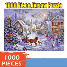 Load image into Gallery viewer, Merry Christmas 1000 Piece Jigsaw Puzzles