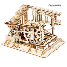 Load image into Gallery viewer, Build-It-Yourself Wooden Marble Rollercoasters!