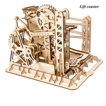 Load image into Gallery viewer, Build-It-Yourself Wooden Marble Rollercoasters!