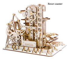 Load image into Gallery viewer, Build-It-Yourself Wooden Marble Rollercoasters!