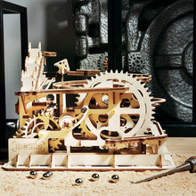 Load image into Gallery viewer, Build-It-Yourself Wooden Marble Rollercoasters!