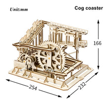 Load image into Gallery viewer, Build-It-Yourself Wooden Marble Rollercoasters!