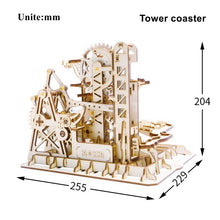 Load image into Gallery viewer, Build-It-Yourself Wooden Marble Rollercoasters!