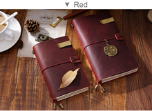 Load image into Gallery viewer, Reusable Leather Notebook with Replaceable Page Inserts