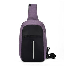 Load image into Gallery viewer, Minimalist Sling Bag with USB Port
