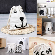 Load image into Gallery viewer, Novelty Cotton Laundry Bags
