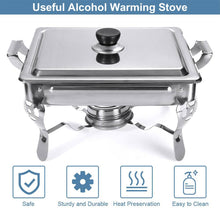 Load image into Gallery viewer, Stainless Steel Chafing Dishes [6 Quart Capacity, 1/2/4-Packs available]
